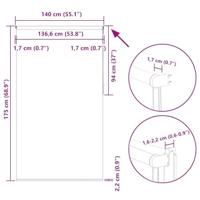 Rolgordijn verduisterend 140x175 cm stofbreedte 136,6 cm blauw - thumbnail