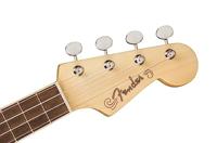 Fender Fullerton Strat Uke WN White Pickguard Candy Apple Red elektrische-akoestische concert ukelele - thumbnail