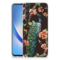 Samsung Galaxy A05S | TPU Hoesje | Pauw met Bloemen - thumbnail