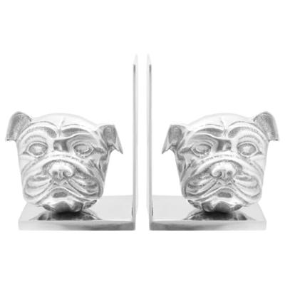 VidaXL Boekensteunen 2 pcs zilver 8 x 12 x 16,5 cm aluminium VidaXL Boekensteunen 2 pcs zilver 8 x 12 x 16,5 cm aluminium