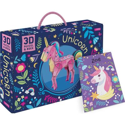 Rebo Publishers Boek + 3d model eenhoorn - 47st.
