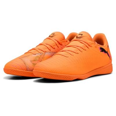 PUMA Future 8 Play Zaalvoetbalschoenen (IN) Oranje Roze Zwart