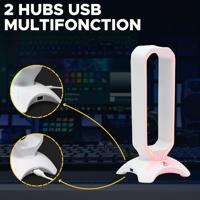 Ondersteuning voor Gaming Koptelefoon The G-Lab K-STAND RADO Wit - thumbnail