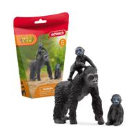 Schleich wildlife gorilla familie 42601 - thumbnail