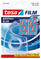 tesa 57319-00001-04 tesafilm Kristalhelder Transparant (l x b) 10 m x 15 mm 2 stuk(s) - thumbnail