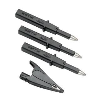 Fluke TLK 290 2435092 Veiligheids-testpuntenset Steekaansluiting 4 mm CAT II 1000 V, CAT III 1000 V Zwart 1 stuk(s)