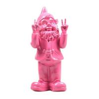 Stoobz Design Stoobz kabouter peace fuchsia 13x11x31cm - thumbnail