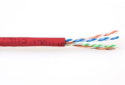ACT EP455B CAT6A U/UTP PVC Patchkabel Rood - 305 meter