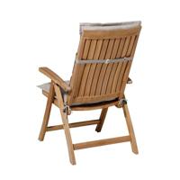 Madison stoelkussen met hoge rug panama 123x50 cm lichtbeige - thumbnail