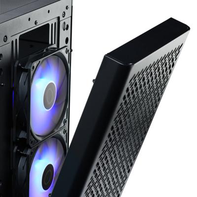 Cooler Master E502-KGNN-S00 Midi-Tower, ATX, WIndow, 3x 120MM ARGB, USB Type-C, Black