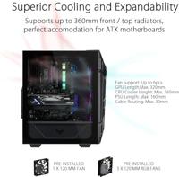 Asus TUF Gaming GT301 Zwart - thumbnail