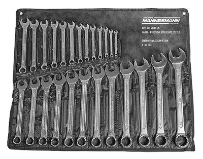 Steekringsleutelset 25-delig CV 7-32 mm Mannesmann 130-25 - thumbnail