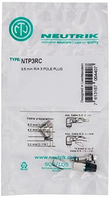 Neutrik NTP3RC jack 3,5mm stereo male kabeldeel - thumbnail