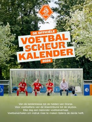 De officiële voetbal scheurkalender 2026