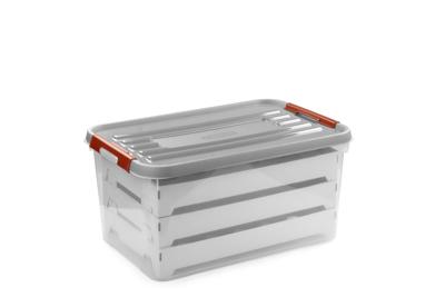 Curver Opbergbox 65L Rood/Transparant