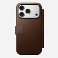 Nomad Modern leather folio iPhone 17 Pro - Brown - thumbnail