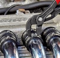 Knipex Slangklemtang Voor Klik-Klemmen | 180 mm Lengte | Anti-Slip | Kunststof Bekleed | Grijs Geatramenteerd - 85 51 180 C SB - thumbnail