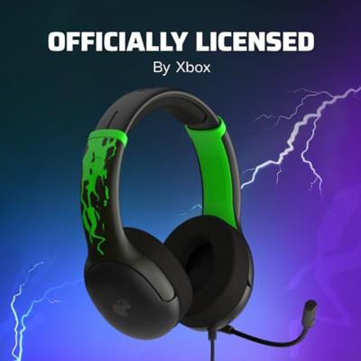 PDP Gaming Airlite Wired Stereo Headset - Jolt Green (Glow in the Dark) PDP Gaming Airlite Wired Stereo Headset - Jolt Green (Glow in the Dark)