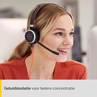 Jabra Evolve 40 MS Stereo Headset Bedraad Hoofdband Kantoor/callcenter Zwart - thumbnail