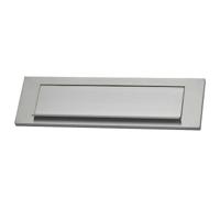 Brievenbusplaten EDM 85596 Zilverkleurig Aluminium 25,4 x 7,5 cm - thumbnail