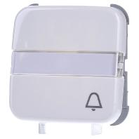 Busch-Jaeger 2CKA001731A0538 Wipschakelaar bel Afdekking Zuiver wit (RAL 9010), Wit 1 stuk(s)