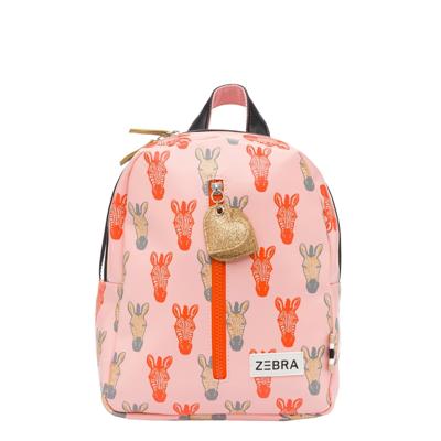 Zebra Girls Rugzak S Zebra Peach Gold
