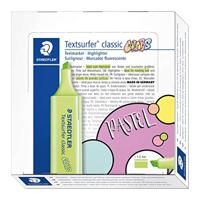 Fluoriscerende Markeerstift Staedtler Textsurfer Classic Pastel Groen (10 Stuks) - thumbnail