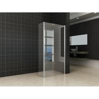 Inloopdouche Wiesbaden met zijwand 30cm 100x200cm 8mm NANO coating - thumbnail