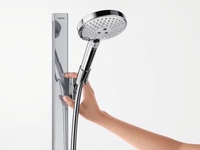Hansgrohe Raindance Select S doucheset 120 3jet met Unica'E glijstang 90 cm, chroom Hansgrohe Raindance Select S doucheset 120 3jet met Unica'E glijstang 90 cm, chroom