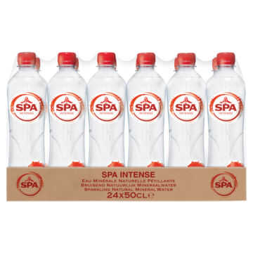 Spa Intense water, fles van 50 cl, pak van 24 stuks