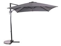 Zweefparasol Libra Vierkant 250x250cm - Grijs - thumbnail