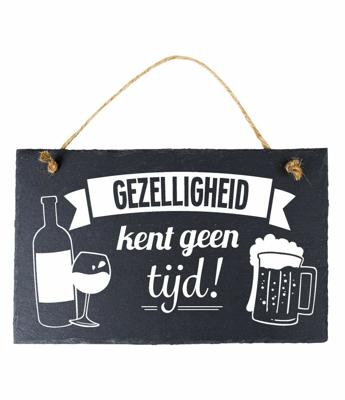 Leisteen gezelligheid kent geen tijd