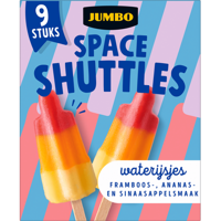Jumbo Space Shuttles Waterijsjes 9 Stuks - thumbnail