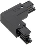 Nordic hoekstuk vast 90gr. tbv. rail linkszwart 5050032 - thumbnail