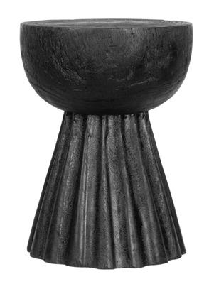 MUST Living Krukje/Bijzettafel 'Trophy' Suarhout, kleur Zwart MUST Living Krukje/Bijzettafel 'Trophy' Suarhout, kleur Zwart