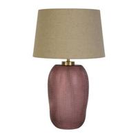 Searchlight SchemerlampAmethyst roze glas - EU44652PI - thumbnail