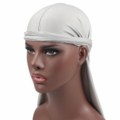 Mannelijke straat basketbal hoofddoek hip hop elastische lange staart hoed (grijs) Mannelijke straat basketbal hoofddoek hip hop elastische lange staart hoed (grijs)