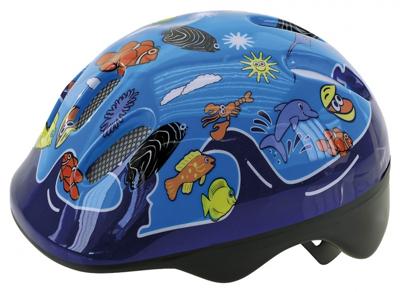 Ventura Fietshelm Sea World Blauw Maat 52/56 cm
