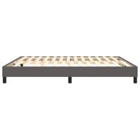 Bedframe kunstleer grijs 160x200 cm - thumbnail