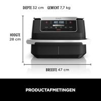 NINJA Airfryer - Foodi Max Dual Zone AF550EU - Inhoud 6,6 liter - 2470W - Zwart - thumbnail
