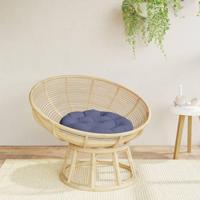 Zitkussen rond Ø 60x11 cm oxford stof marineblauw - thumbnail