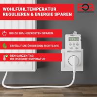 Elektrobock 000150 TS20 Kamerthermostaat Montagewijze: Tussenstekker 1 stuk(s) - thumbnail