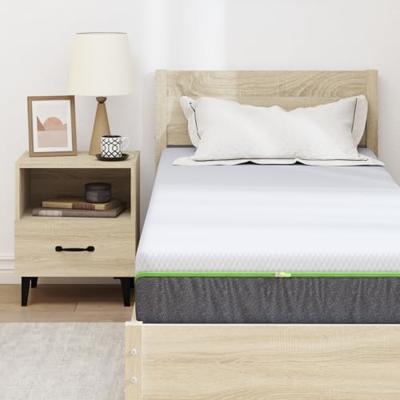 Matrassen Wit, Grijs 70 x 200 cm 100% polyester jacquard stof Matrassen Wit, Grijs 70 x 200 cm 100% polyester jacquard stof