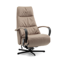 Sta-op Stoel E-100 Lichtbruin Leer - thumbnail