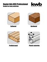 Gleuffrees HSS 5.0 mm blister KWB - Kwb - thumbnail