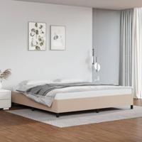 Bedframe kunstleer cappuccinokleurig 200x200 cm - thumbnail