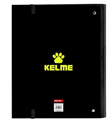 Ringmap Kelme Jungle Zwart Grijs Limoen (27 x 32 x 3.5 cm)