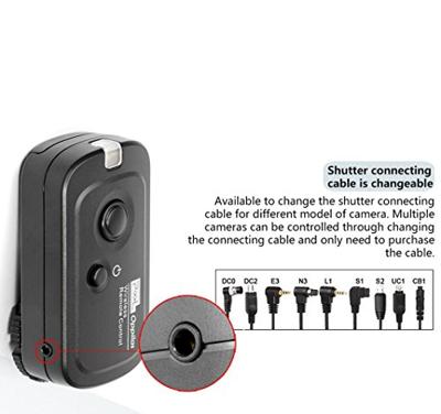 Pixel draadloze afstandsbediening rw-221/e3 oppilas voor canon