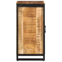 Dressoir 55x35x70 cm massief ruw mangohout - thumbnail