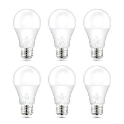 LED A60 E27 9W 806LM DIMBAAR WARM WIT (6PCS)